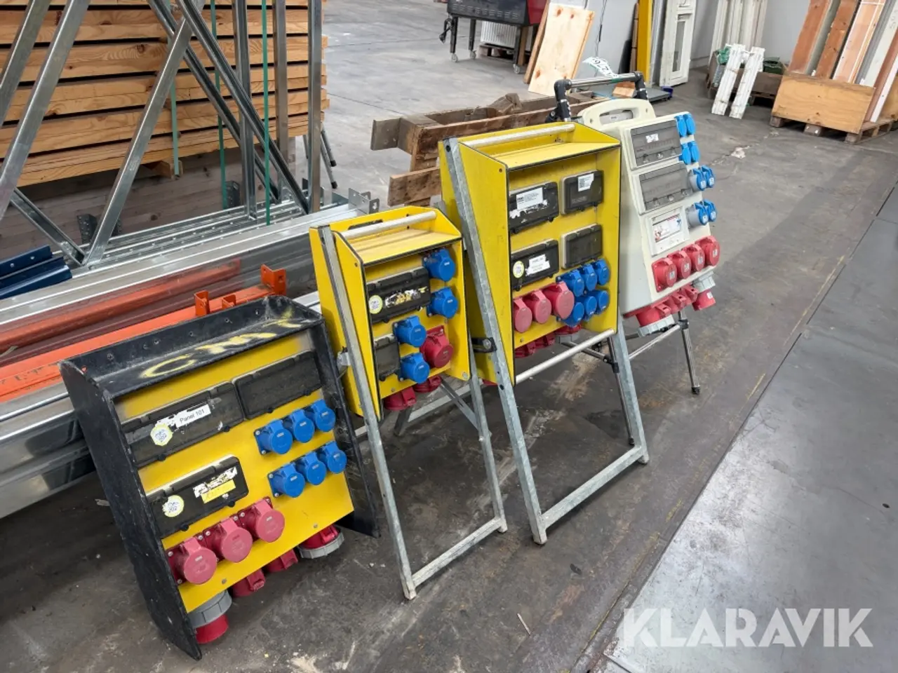 Billede 2 - Assorterede Byggestrømstavler - 4 styk