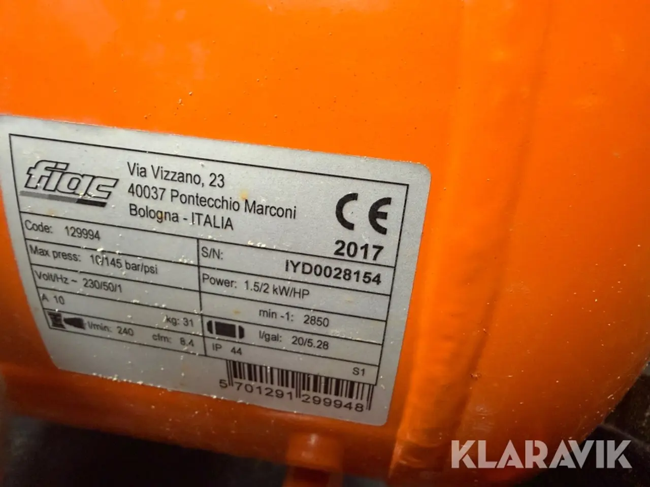 Billede 9 - Kompressor Paslode Proline 248 20 L 10 bar 1 Styk