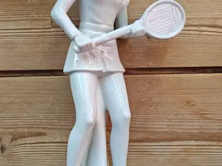 Tennis Spiller porcelæns figur
