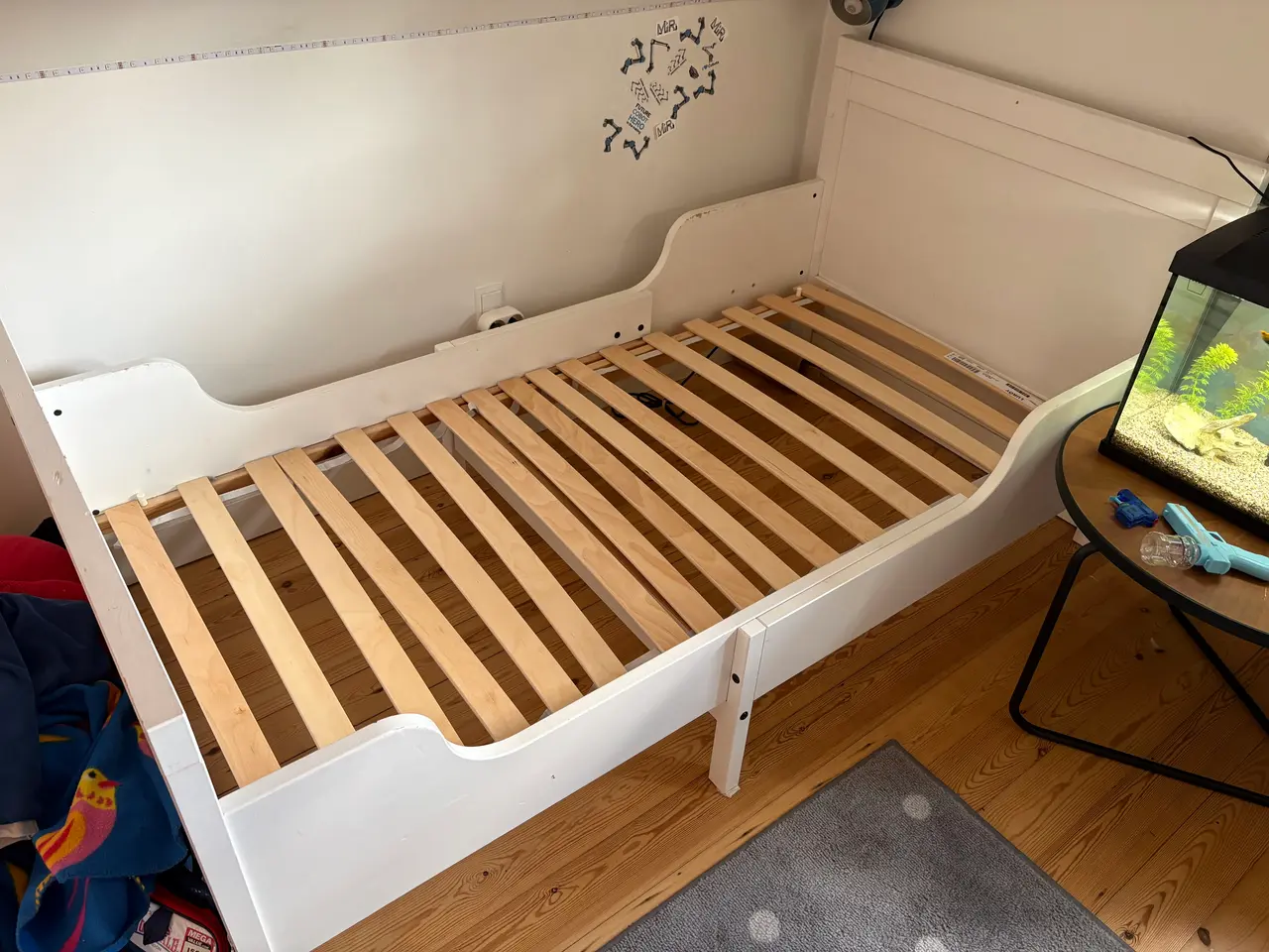 Billede 2 - Justerbar IKEA juniorseng - 2 stk.