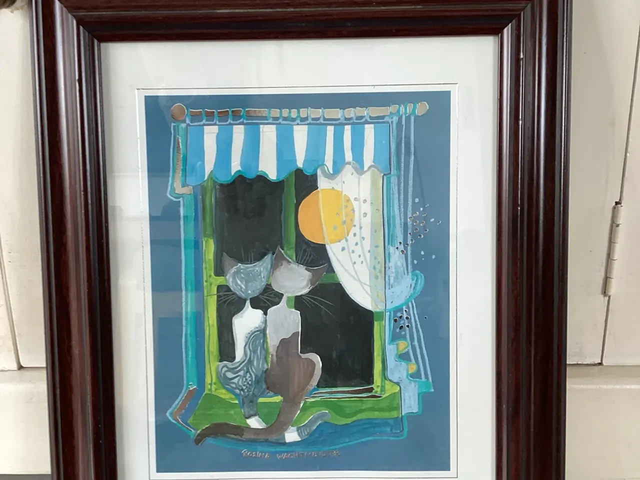 Billede 2 - Rosina Wachtmeister 2 katte i et vindue