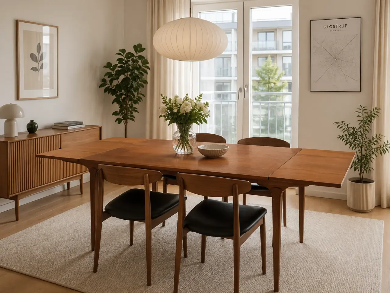 Billede 1 - Teaktræ spisebord – designet af Henning Kjærnulf