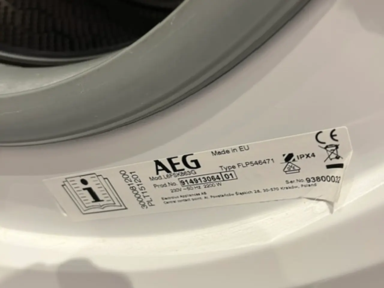Billede 3 - AEG vaskemaskine L6FSK863G