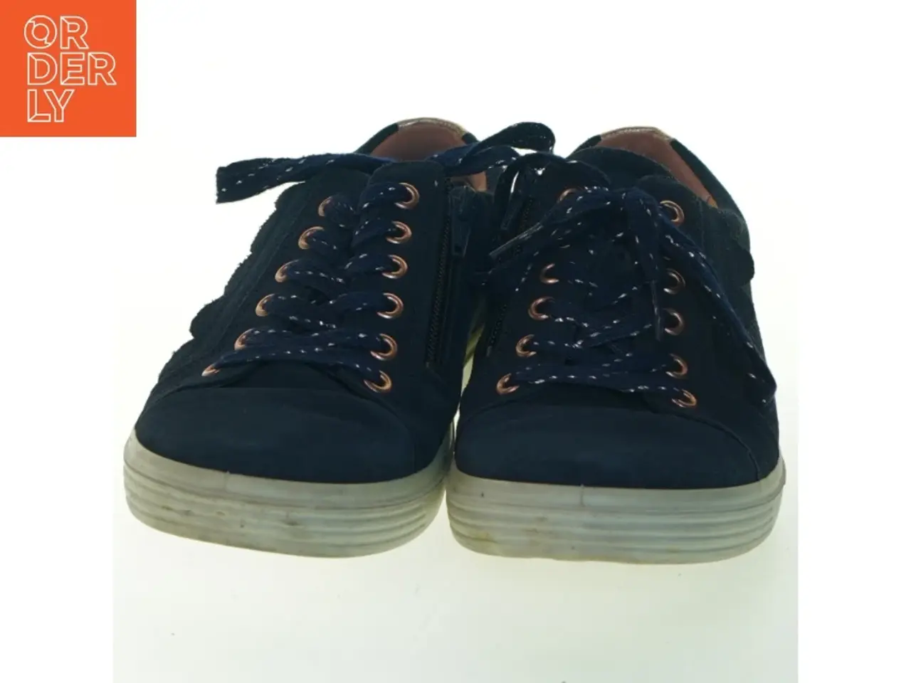 Billede 4 - Brugte mørkeblå sneakers fra Ecco (str. 37 cm)