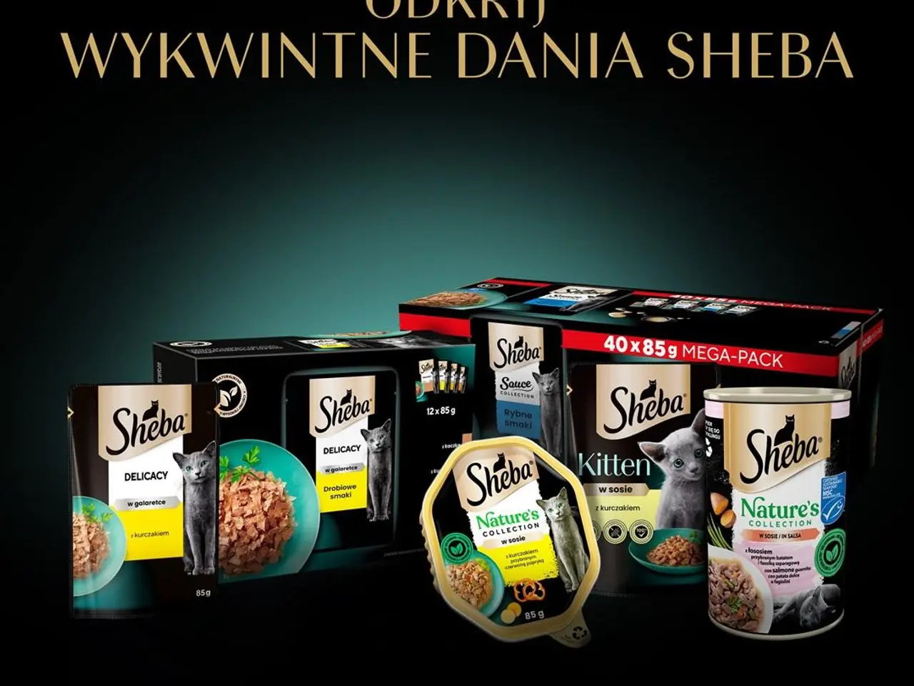 Billede 12 - Vådfoder til kat Sheba Sauce Collection fiskesmag - 40 x 85 g
