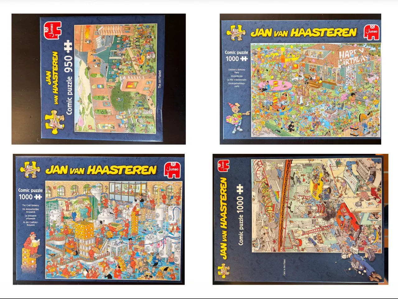 Billede 1 - Van Haasteren puslespil, 950-1500 brikker