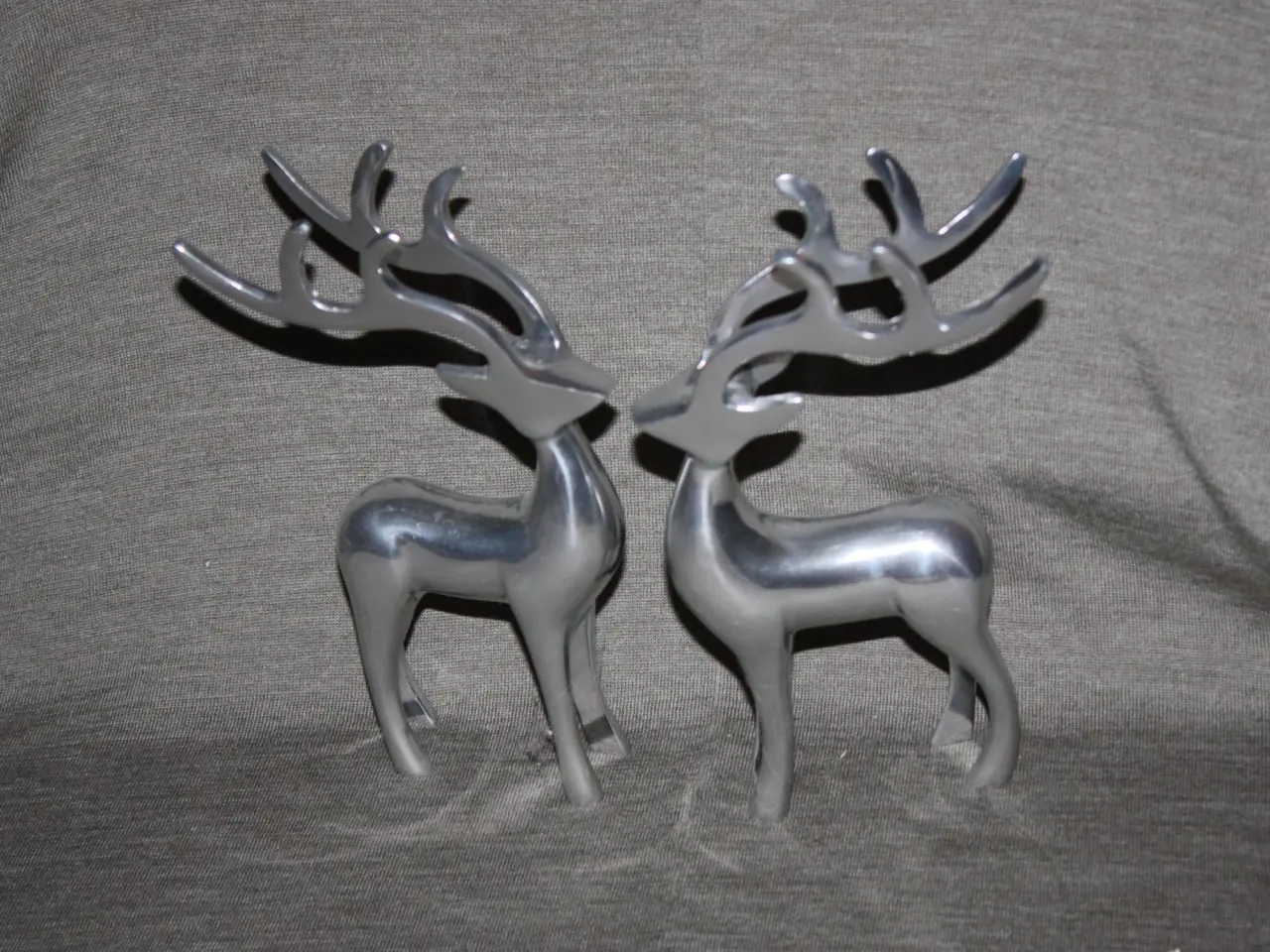 Billede 2 - Figurer til Jul i metal højde 21 cm