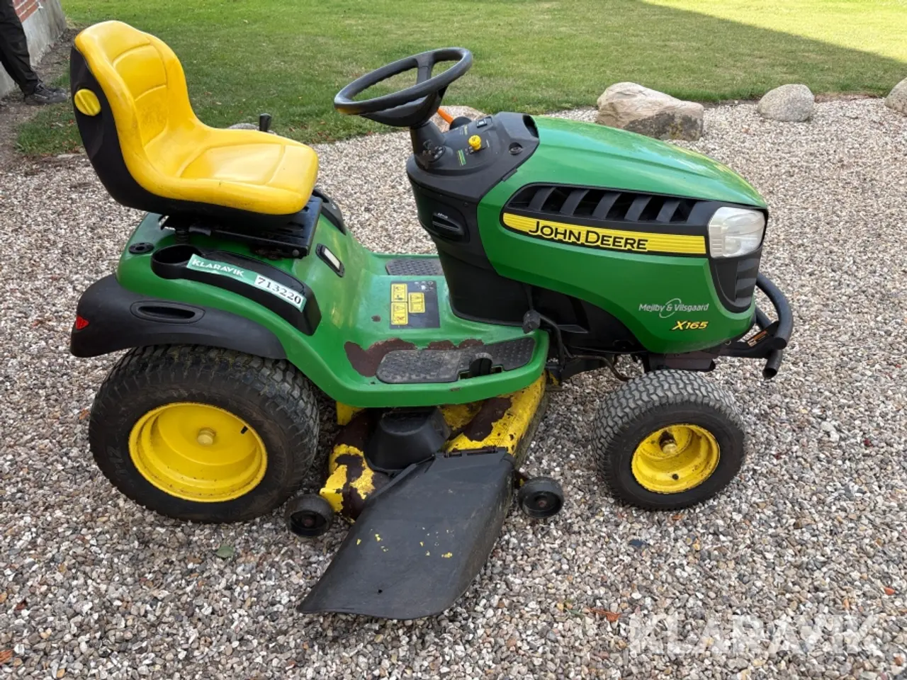 Billede 7 - Græsslåmaskine John Deere X165