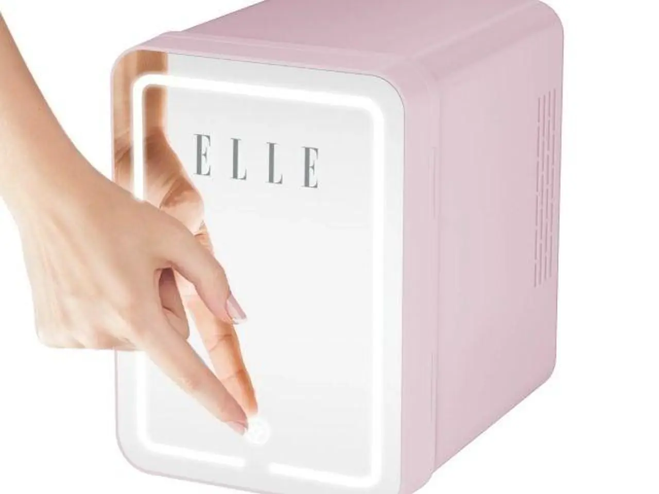 Billede 5 - Elle mini køleskab 4 l med LED makeupspejl - lilla