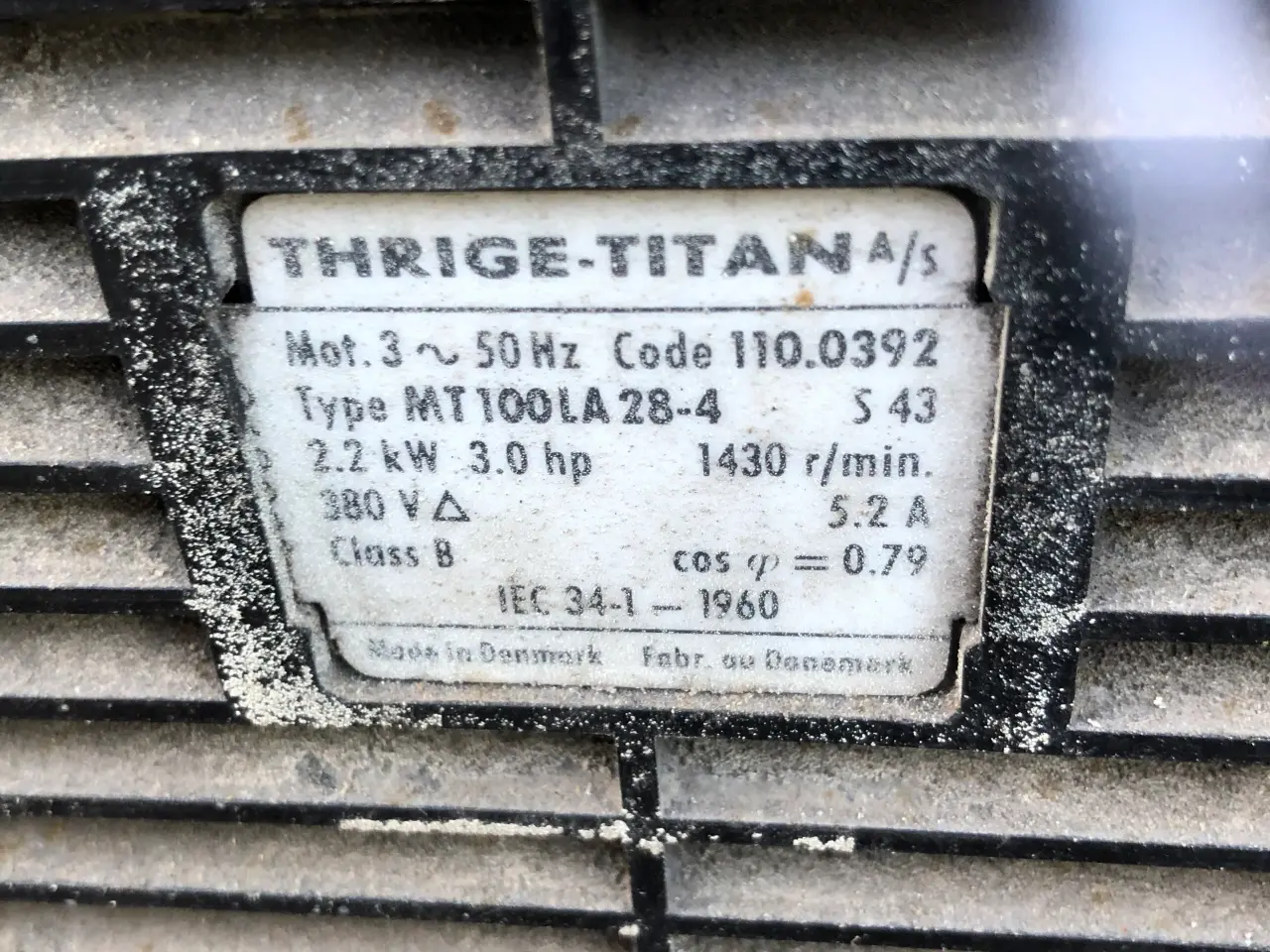 Billede 6 - Elmotor 2 HP/ 3 HP, 380 volt