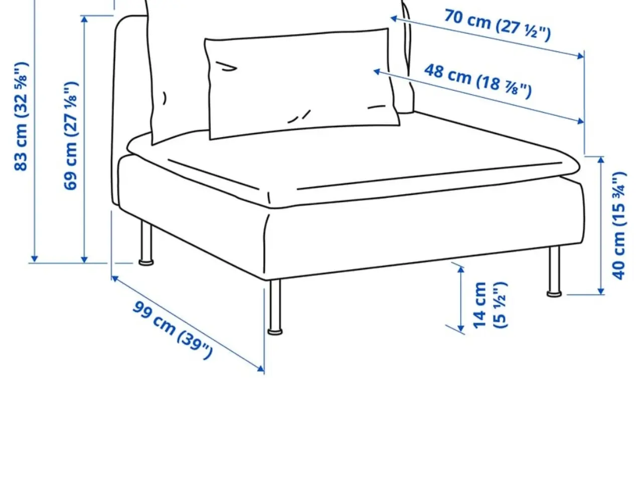 Billede 5 - IKEA SÖDERHAMN Modulær Hjørnesofa – Viarp lys beig