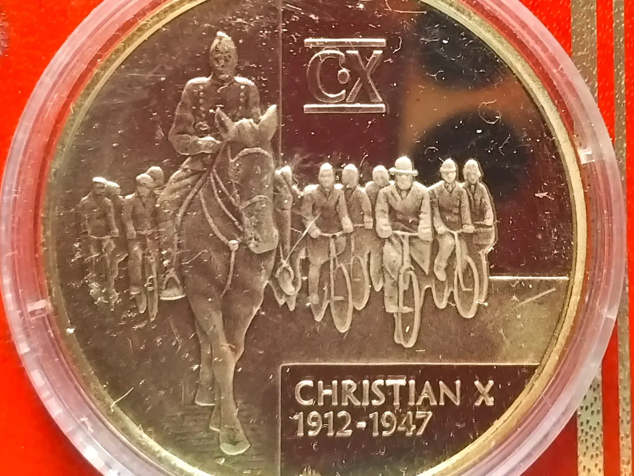 Billede 1 - DANMARKS REGENTER CHRISTIAN X 1912 - 1947 FORGYLDT