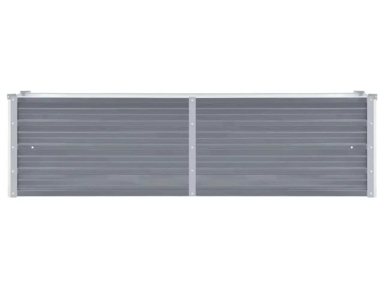 Billede 3 - Forhøjet plantekasse 160x40x45 cm galvaniseret stål grå
