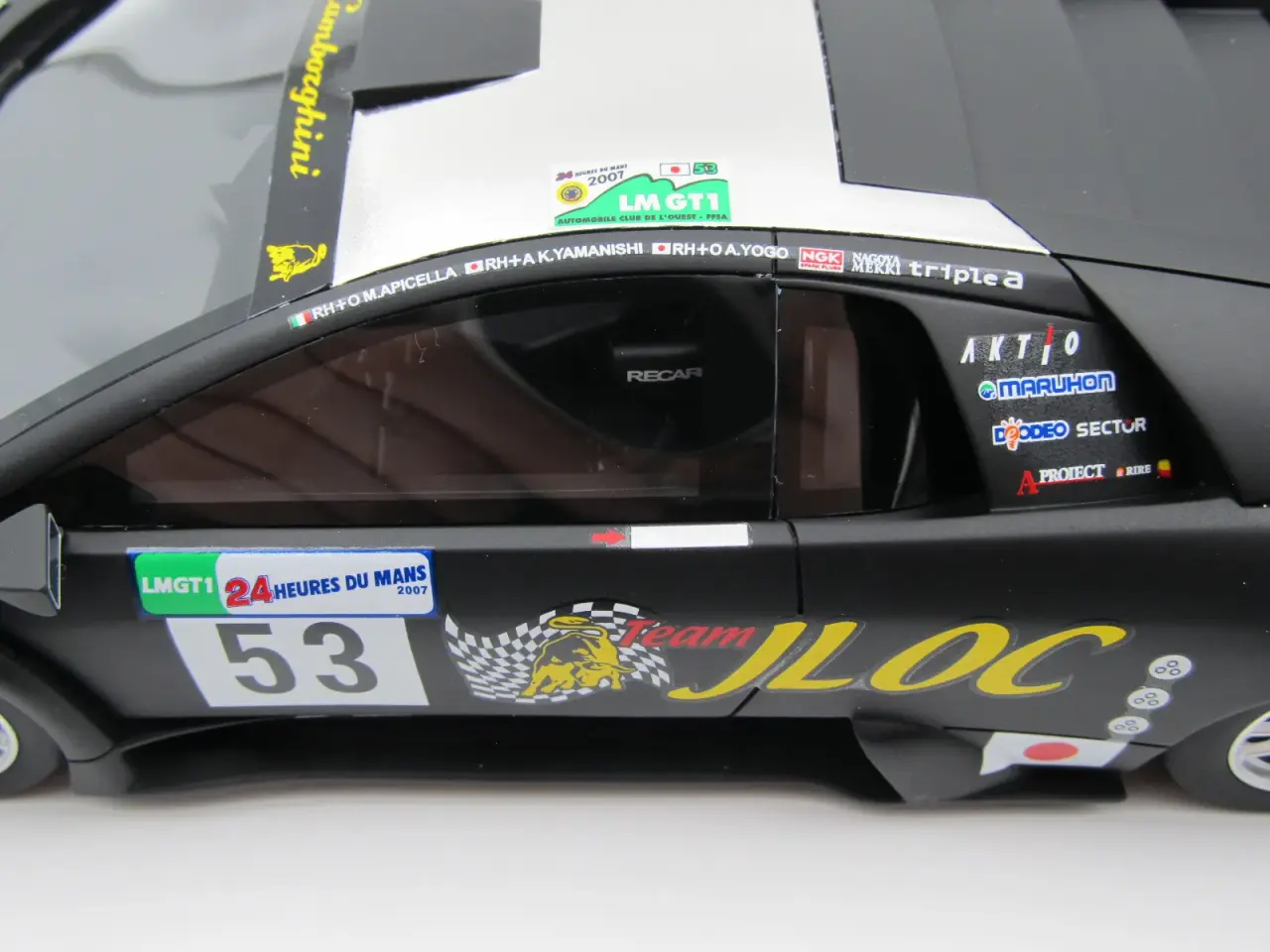 Billede 5 - 2007 Lamborghini Murciélago R-GT #53 - Kyosho 1:18