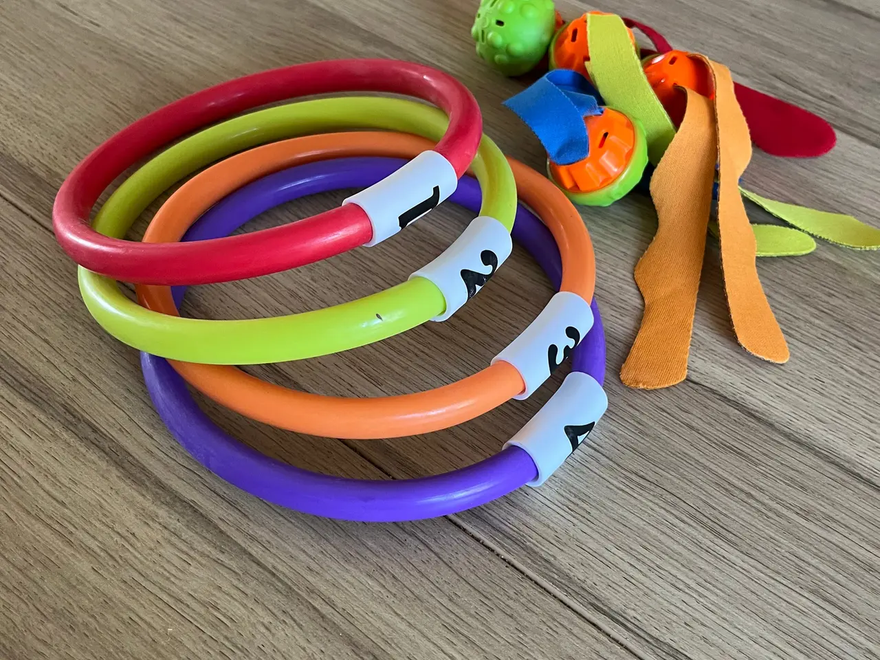 Billede 4 - Dykker legetøj ringe / bolde