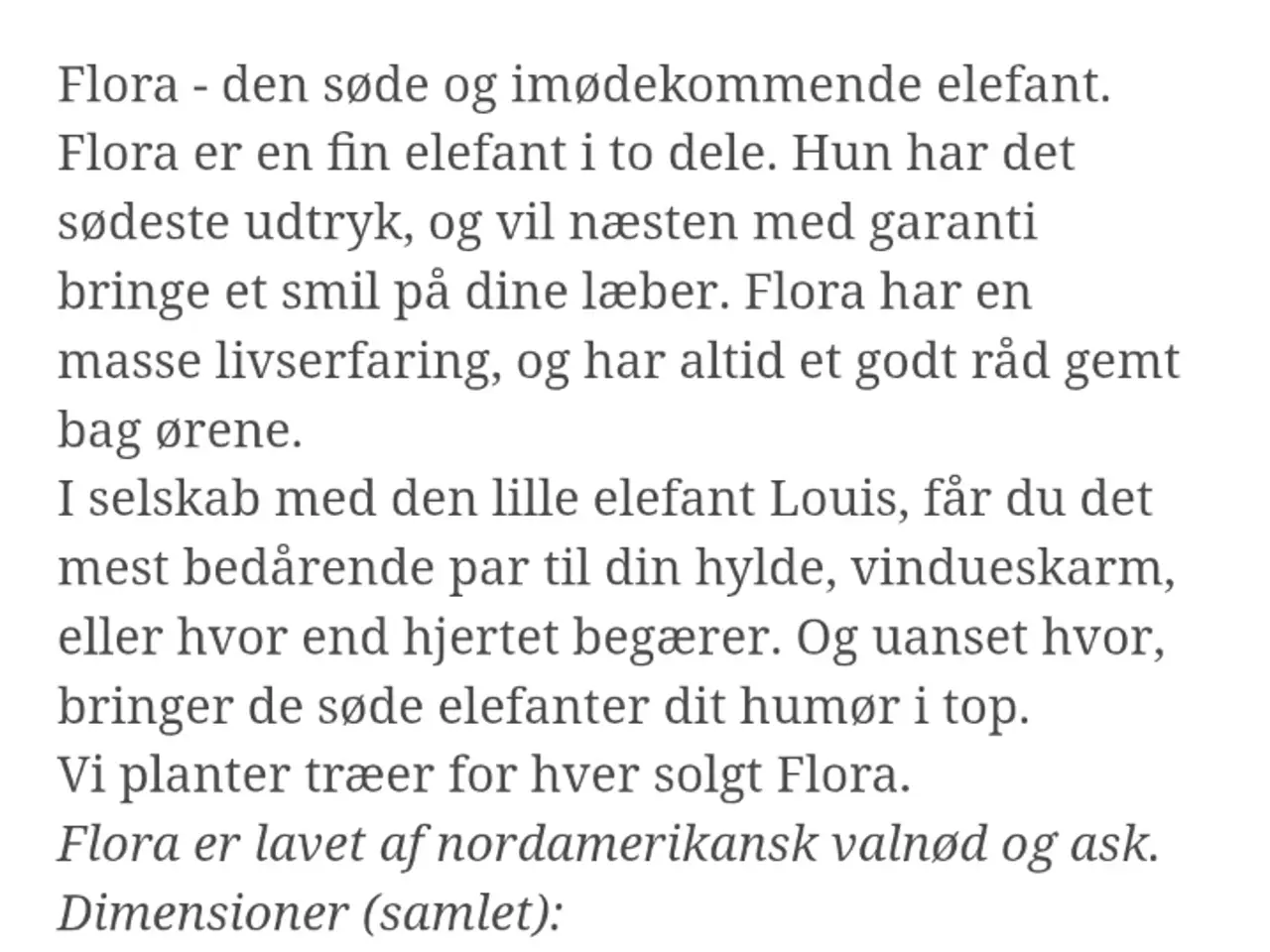 Billede 3 - Flora - den elegante elefant