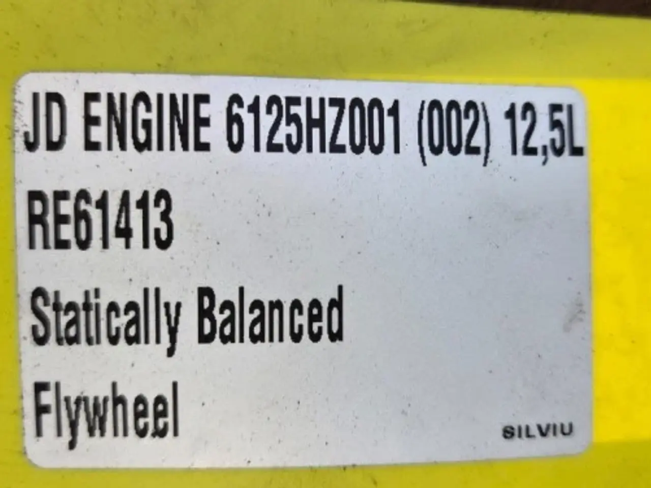 Billede 13 - John Deere 6125HZ001 Svinghjul RE61413