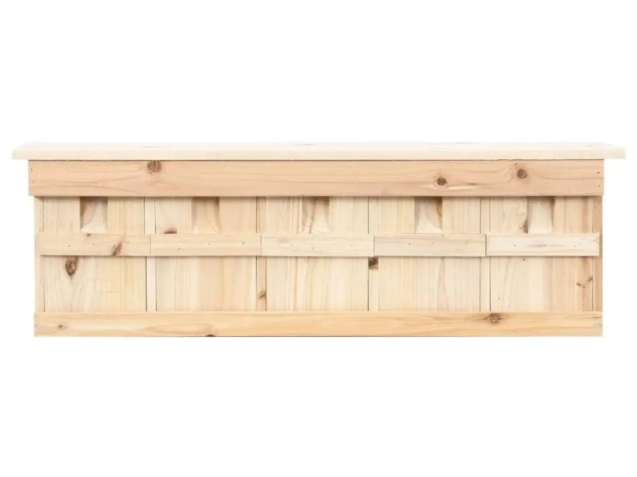 Billede 3 - Spurvehus med 5 rum 68×15×21 cm i fyrretræ