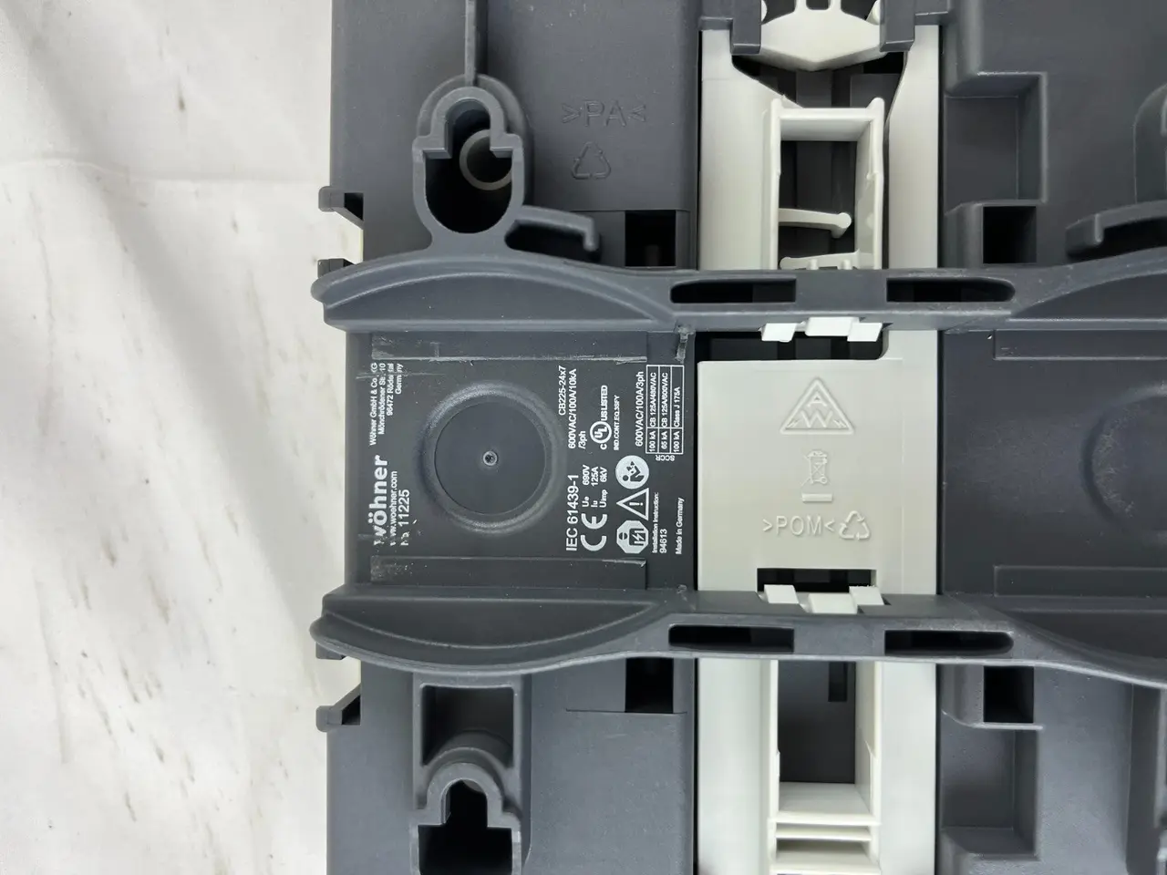 Billede 8 - Wohner 33225 Fuse kontakt Disconnector 3-Pole 160A