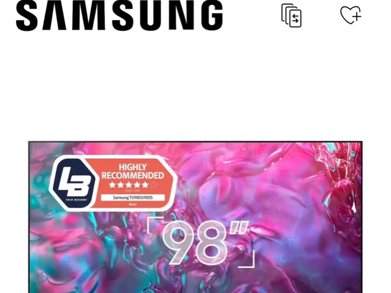 Billede 1 - Kæmpe! Samsung 98” 4K UHD Crystal