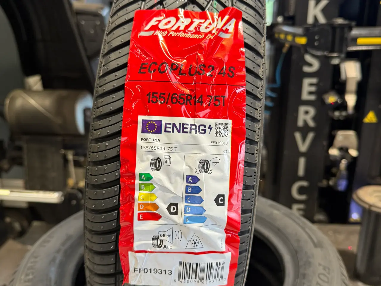 Billede 2 - Fortuna ecoplus 4s helårsdæk 155/65 14