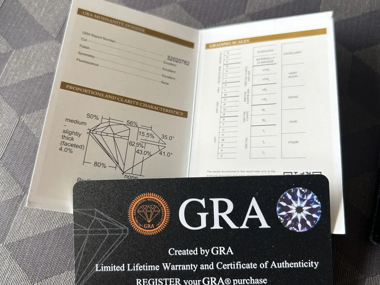 Billede 4 - Moissanite Øreringe 2 ct, 925 Sølv m/Hvidguld