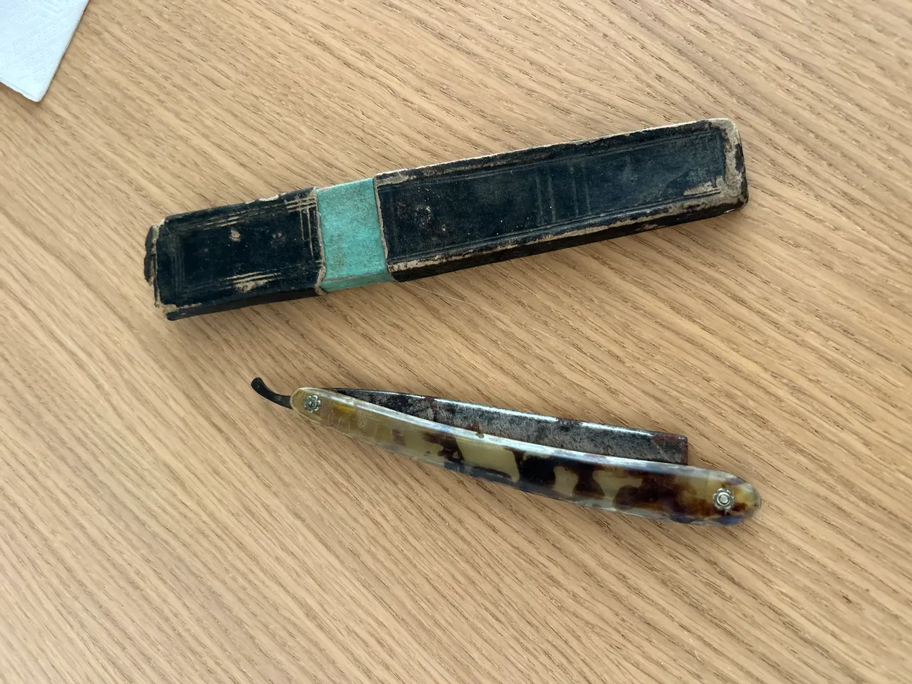 Billede 2 - Meget gammel barberkniv