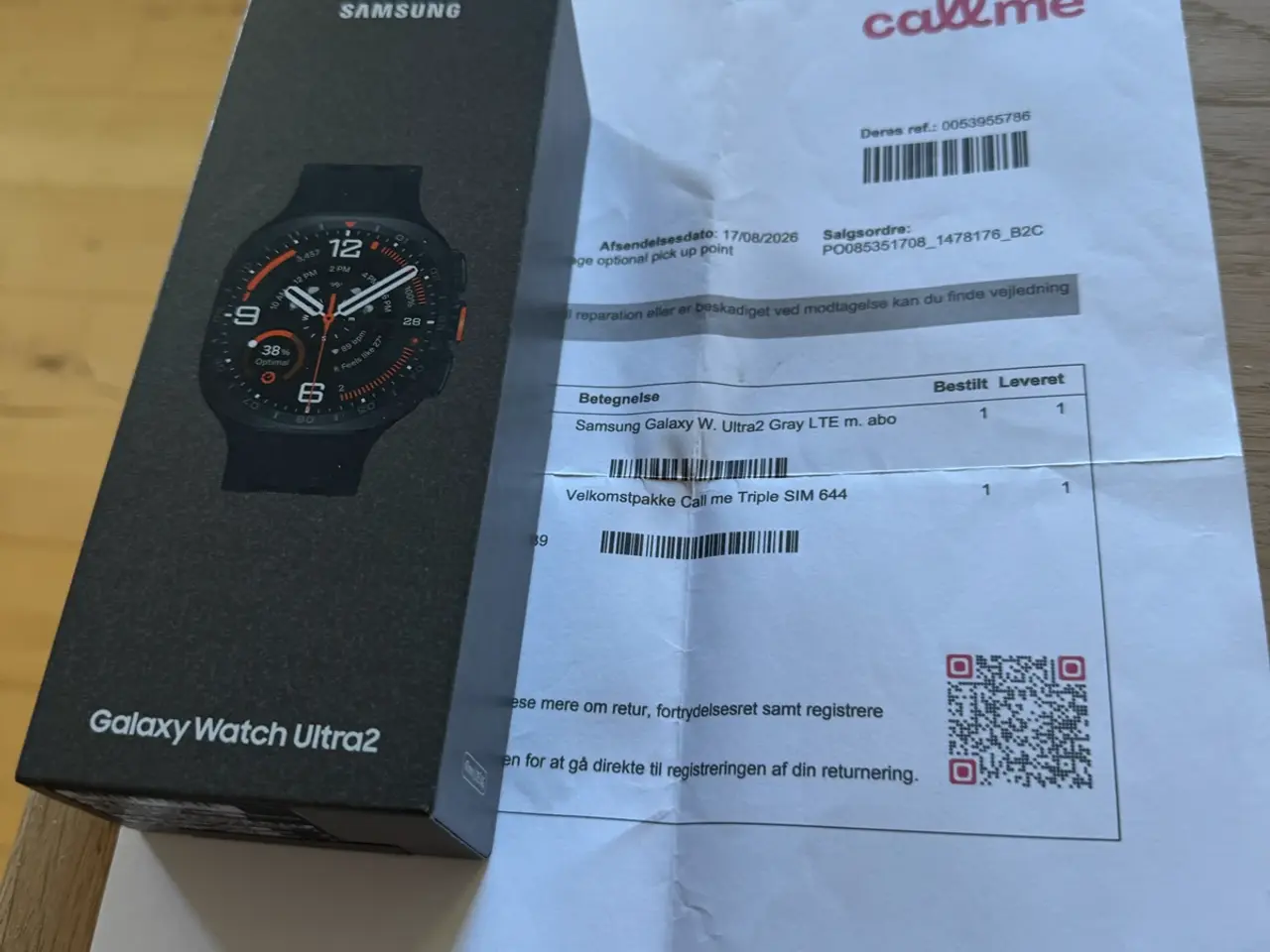 Billede 1 - Samsung Galaxy Watch Ultra 2 sælges