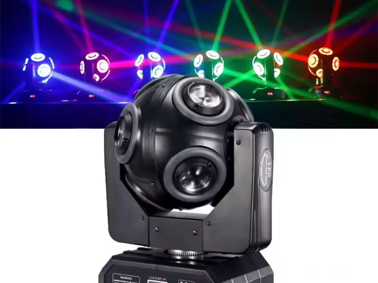 Billede 1 - Led Disco fodbold MovingHead Halo