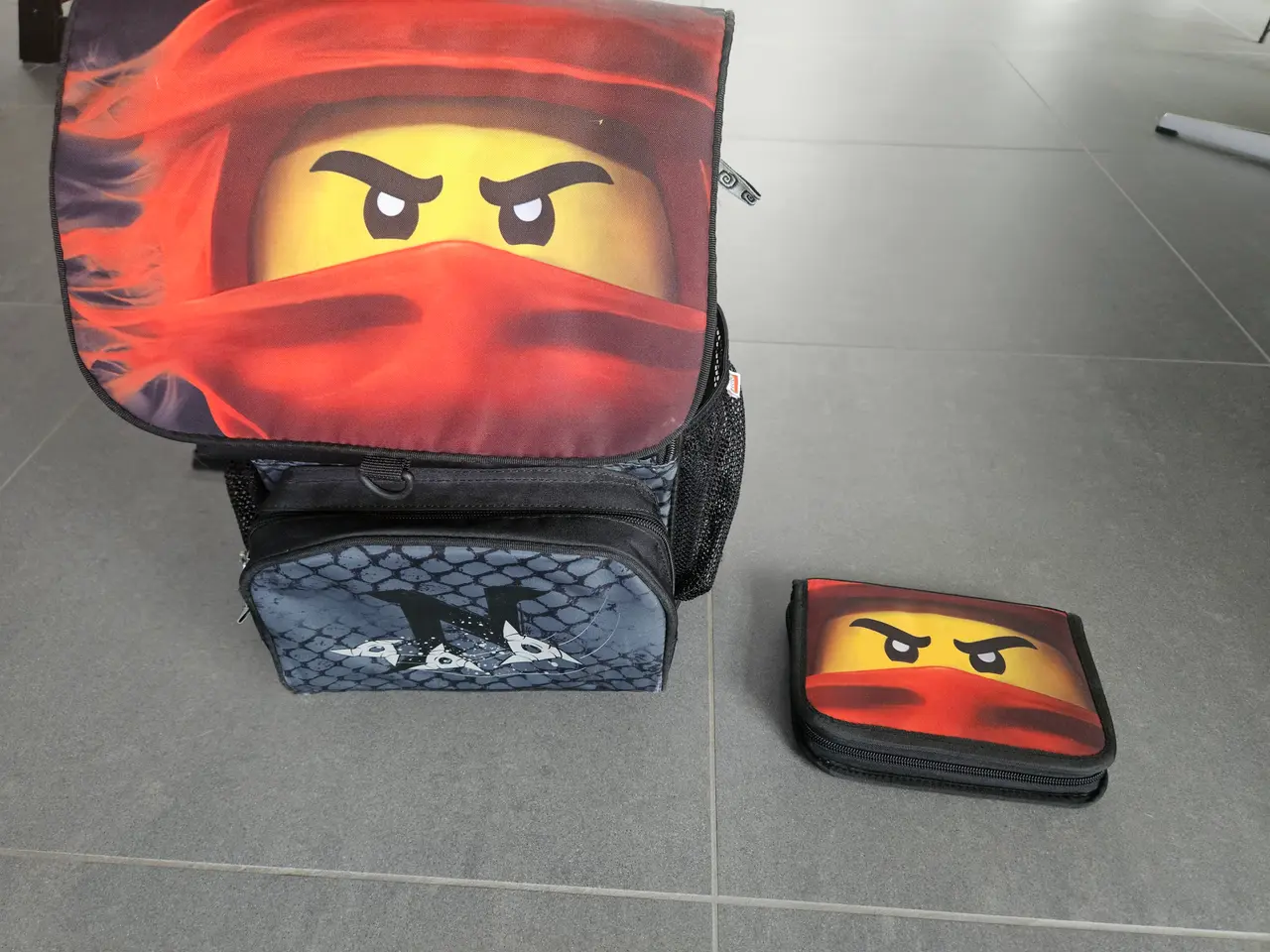 Billede 1 - Ninjago skoletaske med penalhus
