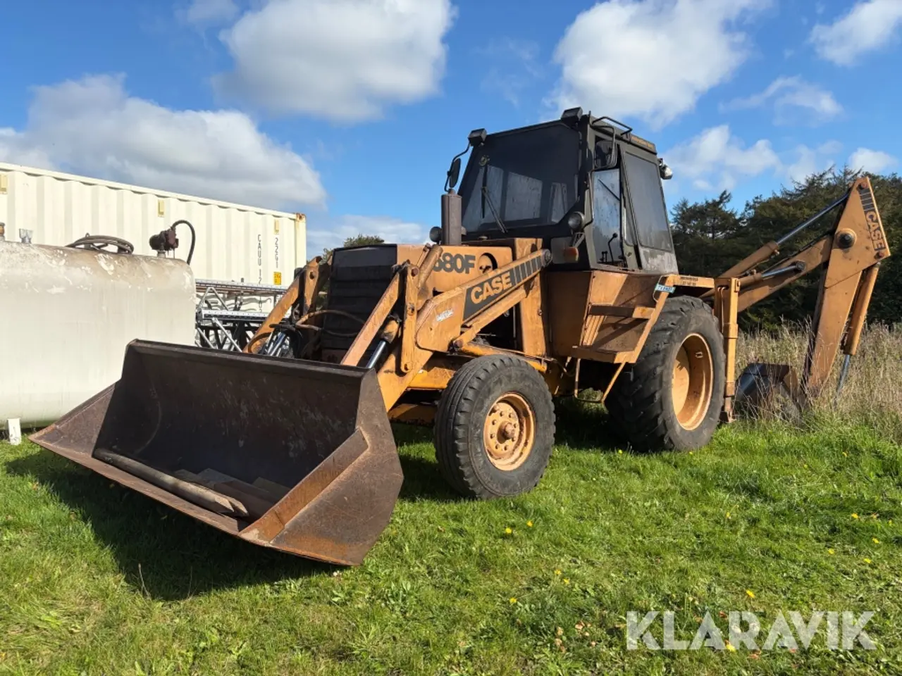 Billede 2 - Rendegraver Case 580F