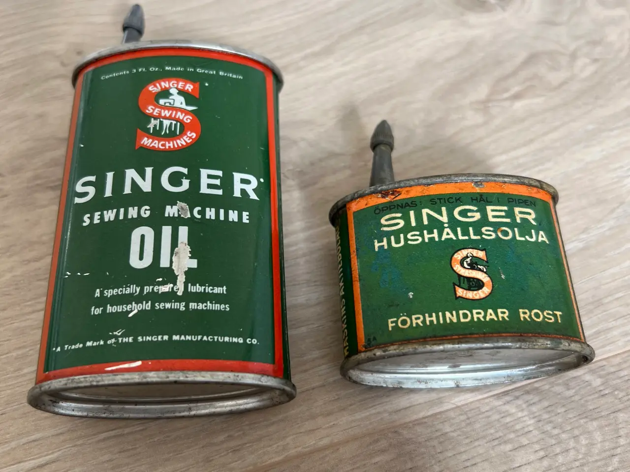 Billede 3 - Singer olieflasker