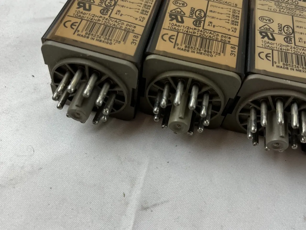 Billede 7 - Schrack MT328230 relæ 230V AC 10A 3CO Plug‑In Tyco