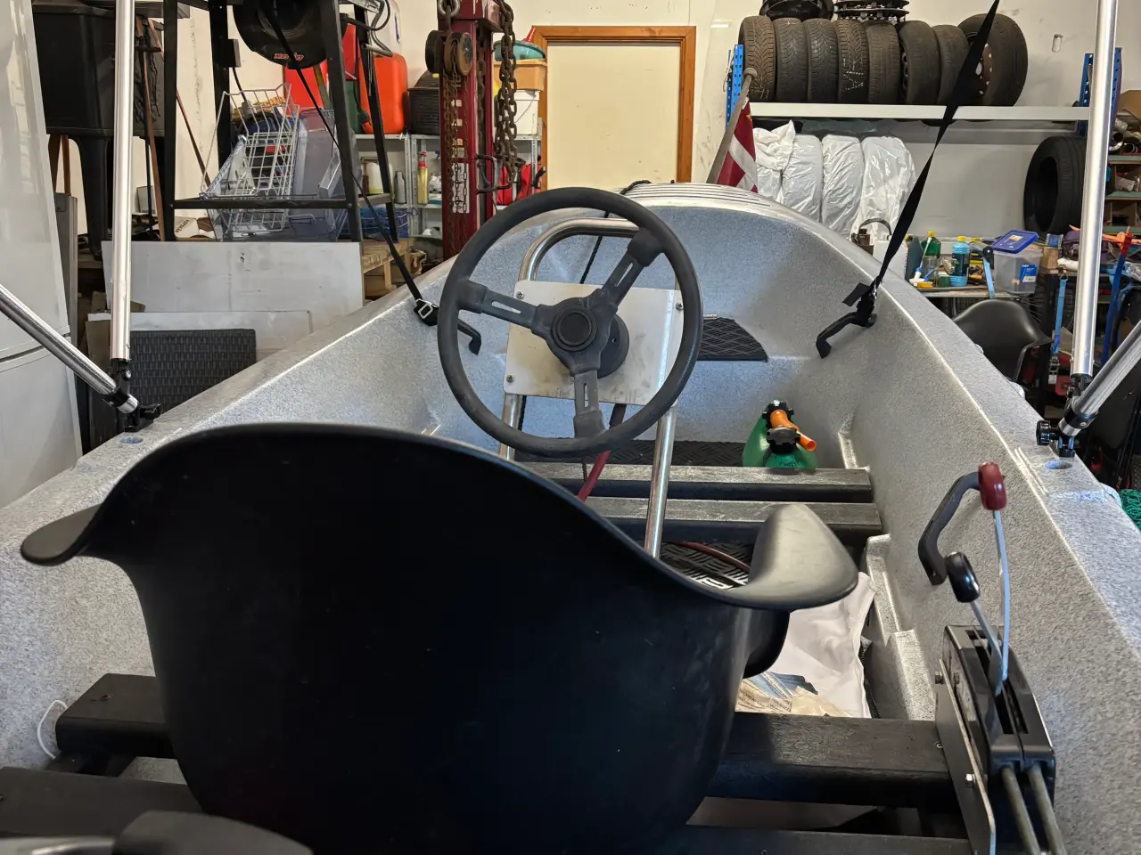 Billede 2 - Lækker båd med trailer, 15 hk mariner motor