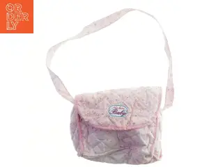 Rosa baby taske med blomsterprint fra New Born Baby (str. 29x26 cm)