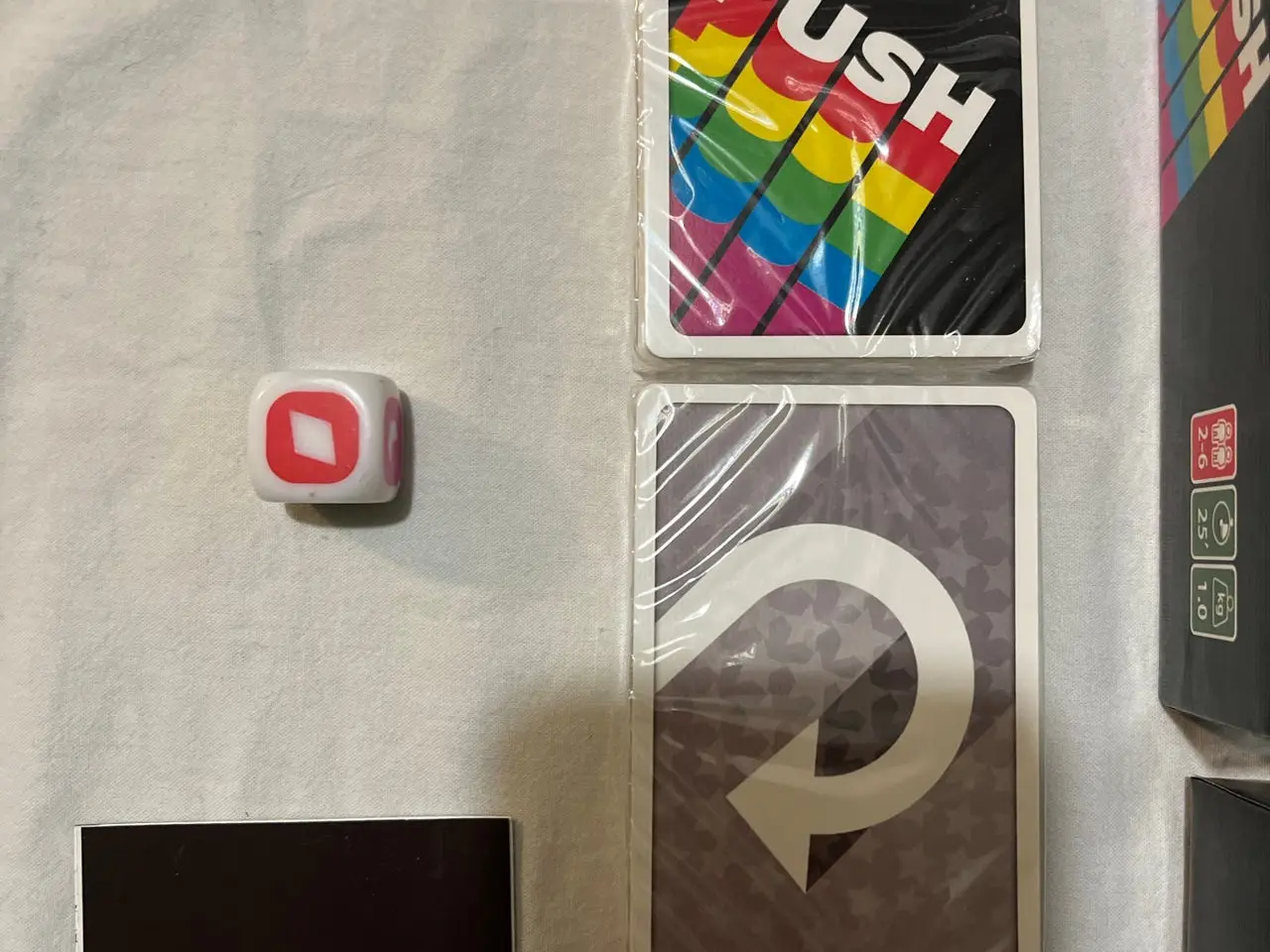 Billede 2 - PUSH kortspil med terning og regler