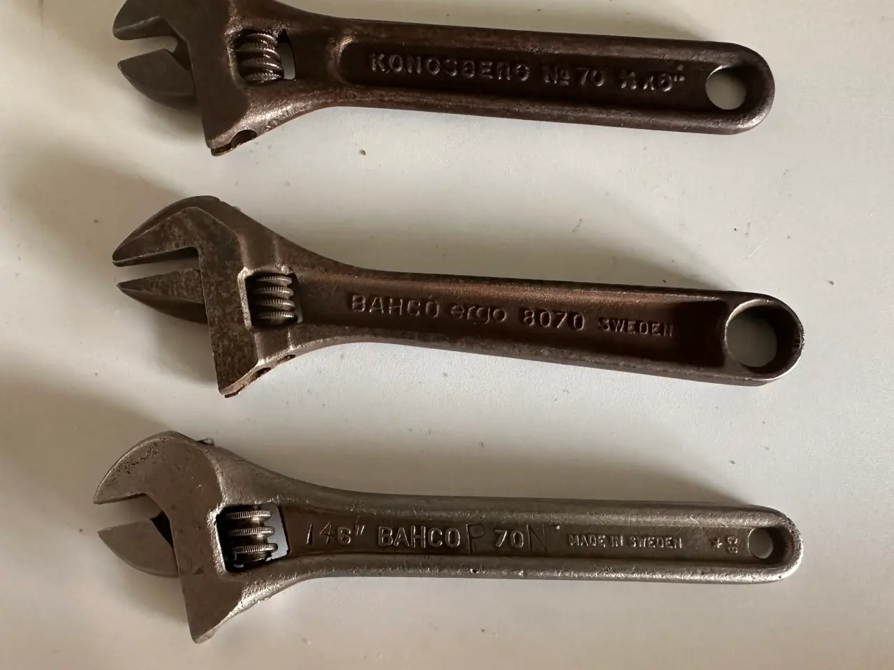 Billede 1 - 6” skiftenøgle Bacho- kongsberg er solgt