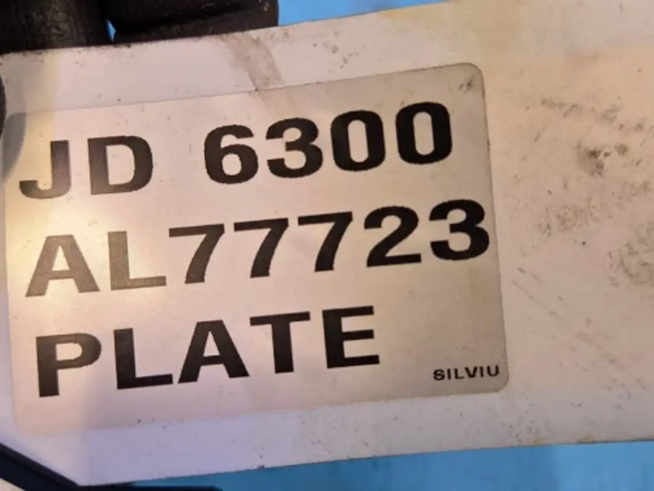 Billede 10 - John Deere 6300 Plade AL77723