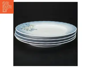 Tallerkener (4 stk) fra Christineholm Porcelaine (str. Ø 19,5 cm)