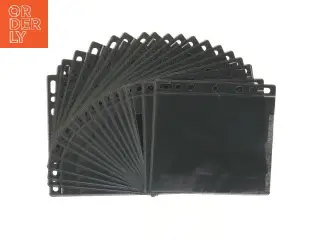 Plastlommer med huller (str. 19x17,5 cm, 19 styk cm)