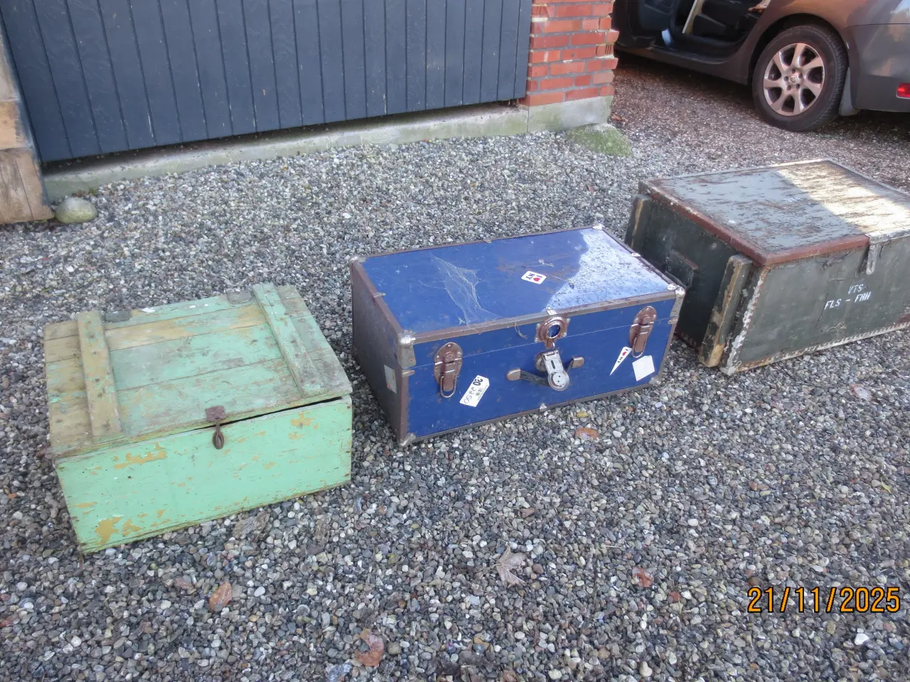 Billede 3 - 3 stk Forskellige Retro Transportkasser