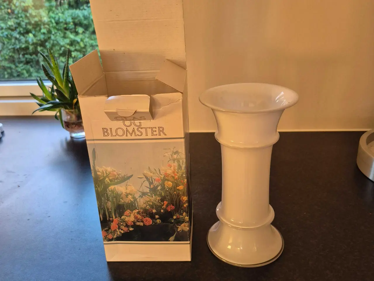 Billede 1 - Holmegaard MB vase 23 cm