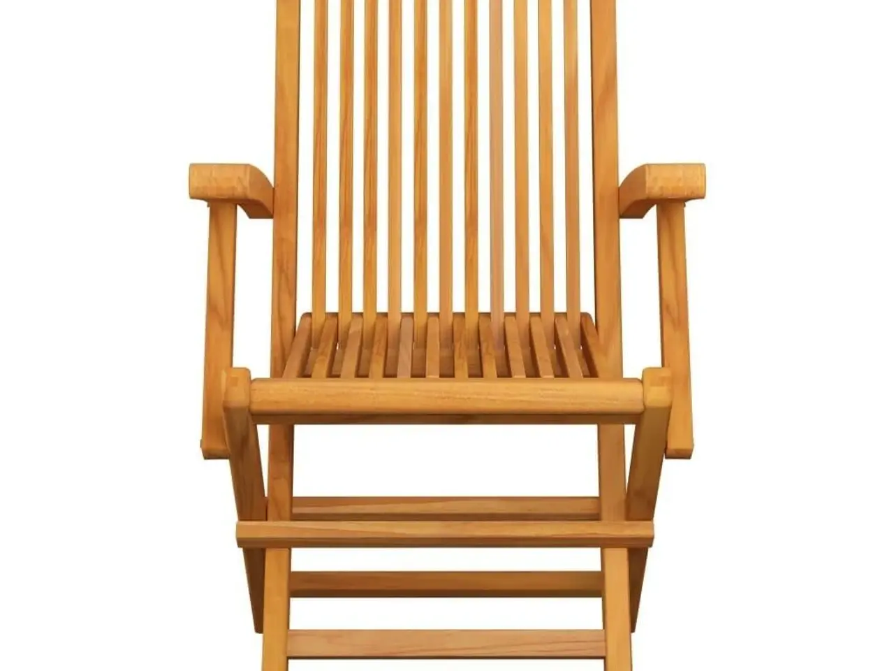 Billede 3 - Foldbare havestole 6 stk. massivt teaktræ