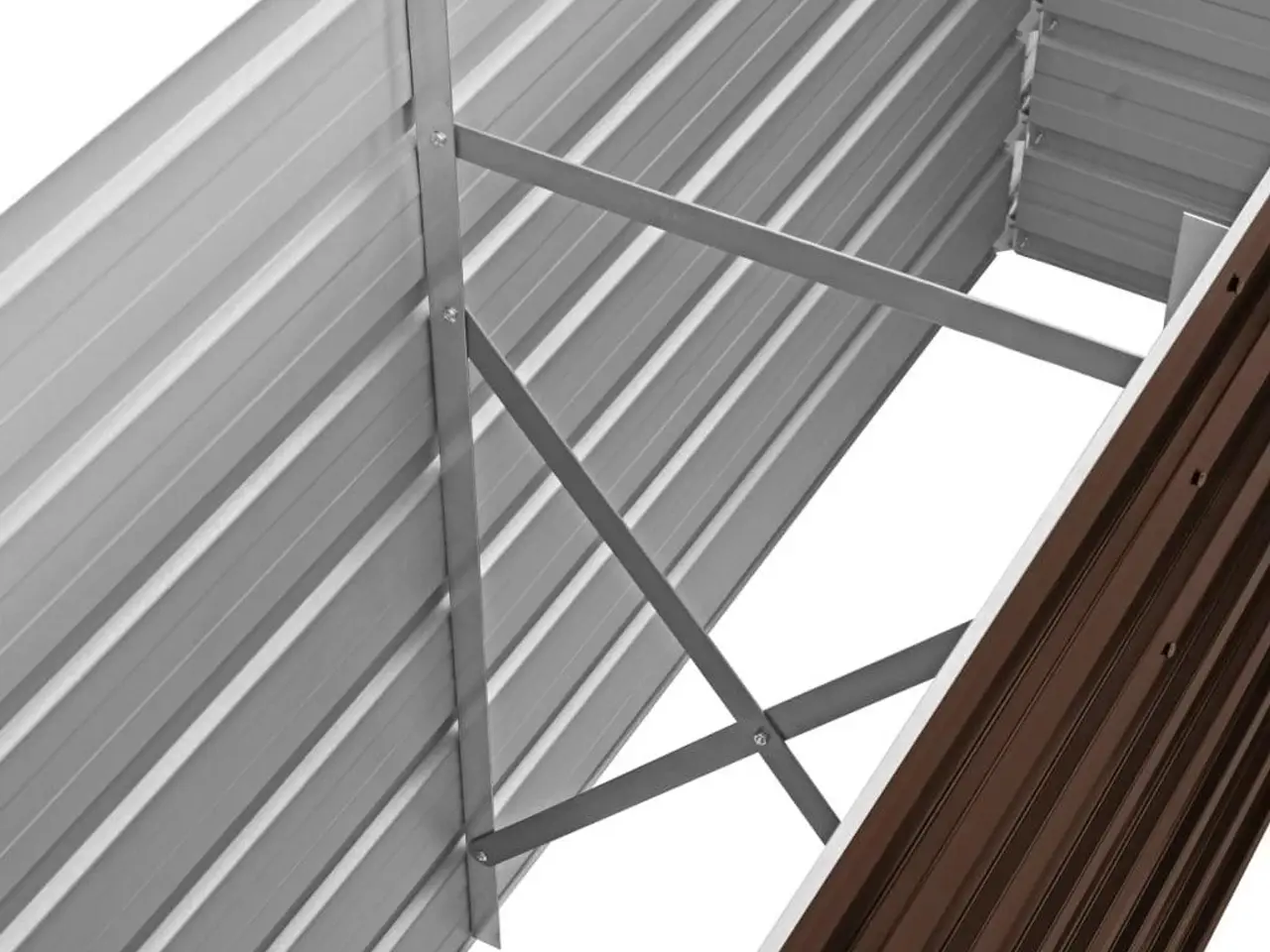 Billede 6 - Hævet plantekasse 160 x 40 x 45 cm - brun