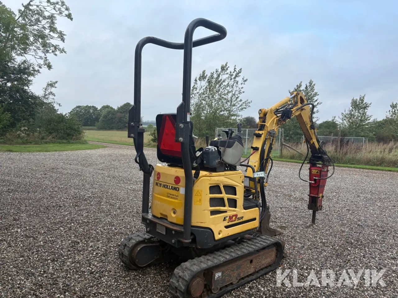 Billede 6 - Minigraver New Holland E10SR med hydraulisk hammer