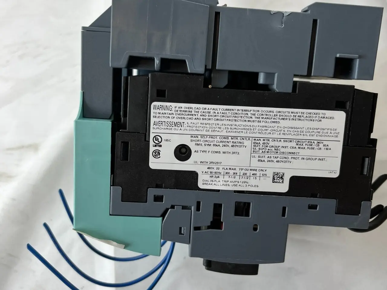 Billede 8 - Siemens Sirius 3RV2021 Motor Protection Breaker