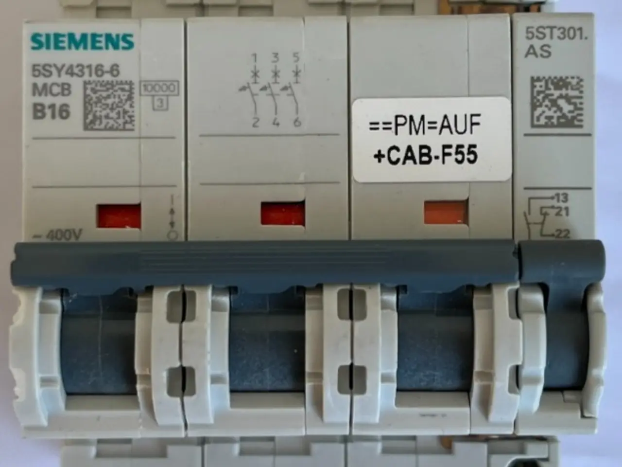 Billede 1 - 10x Siemens 5ST3010 Auxiliary Circuit kontakt 1NO