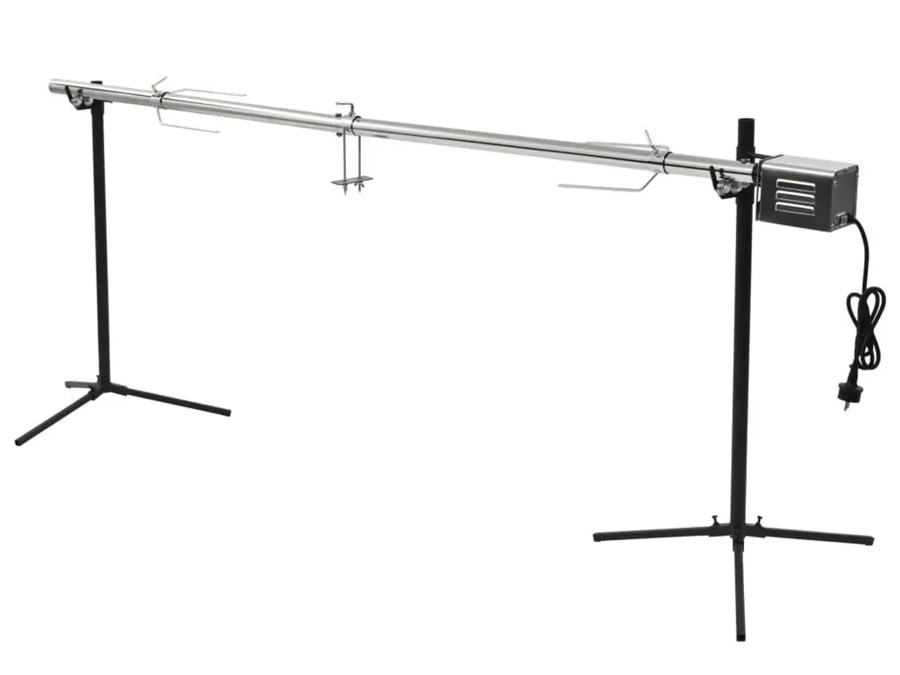 Billede 2 - Automatisk rotisseri grill med motor i rustfrit stål - 207 × 45 × 81 cm