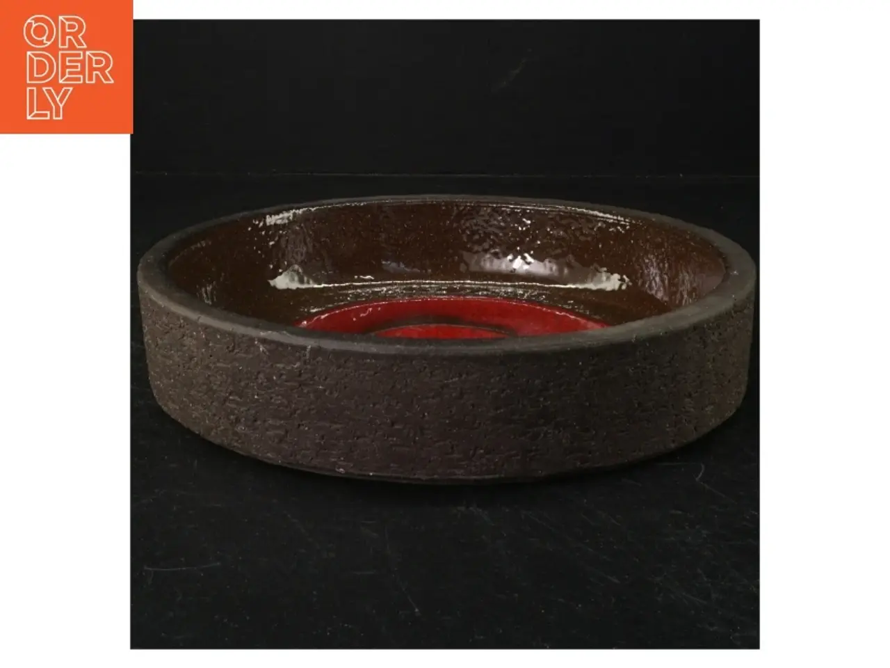 Billede 2 - Rundt keramikfad (str. 22 cm)