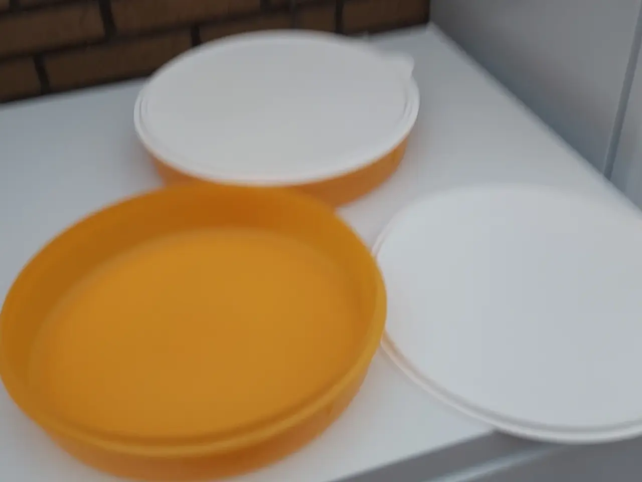 Billede 1 - Tupperware rund beholdere 2 stk 3 L